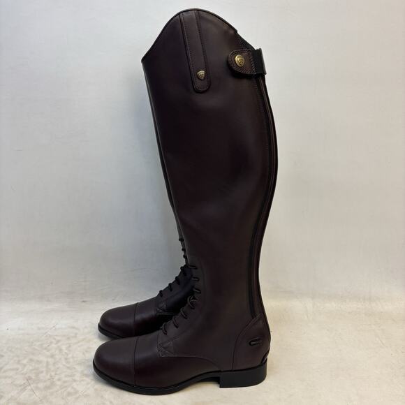 Heritage Contour II Field Womens Sz 7.5 B Brown Equestrian Zip Tall Riding Boot - Picture 1 of 10